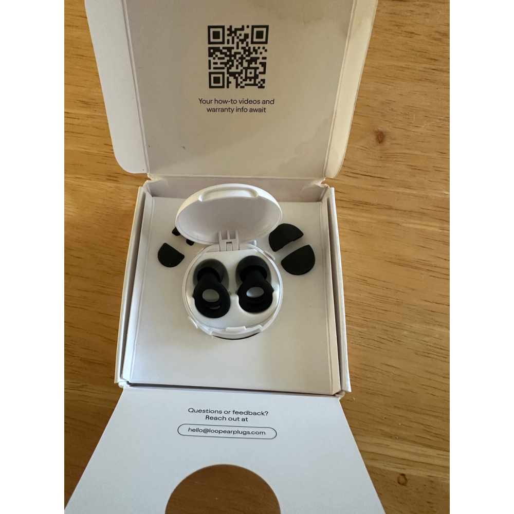 New Loop Quiet Earplugs Black Noise Reduction Sensory EDC Damaged Box